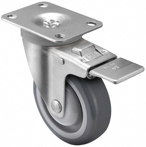 PlateCaster Swivel Polyurethane 5 3/16 H