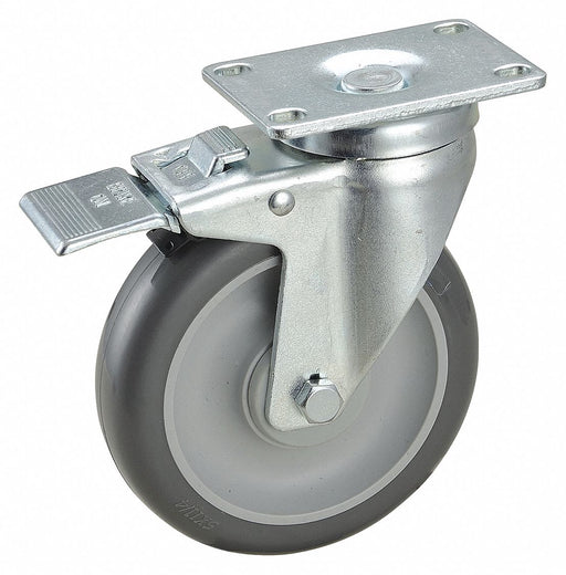 PlateCaster Swivel Polyurethane 6 3/16 H