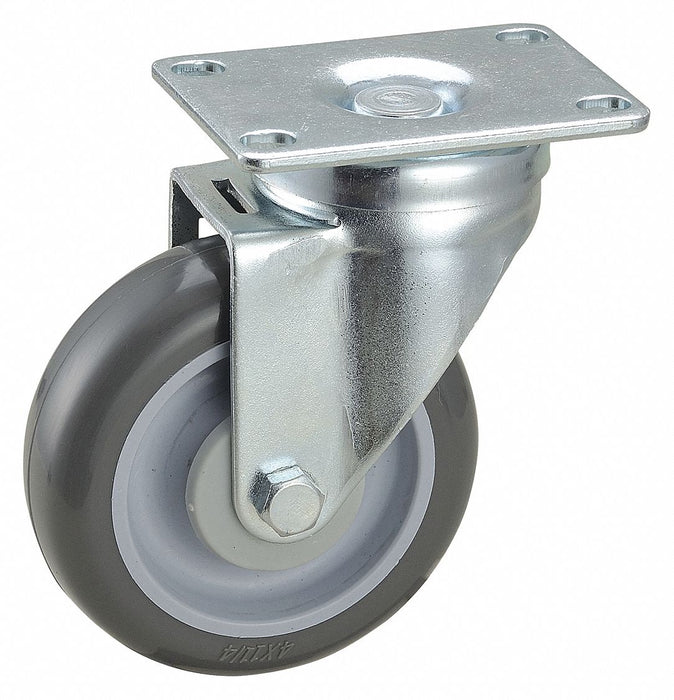 PlateCaster Swivel Polyurethane 5 3/16 H