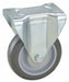Plate Caster Rigid Polyurethane 5 1/8 H