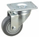 Plate Caster Swivel Rubber 4 1/4 H