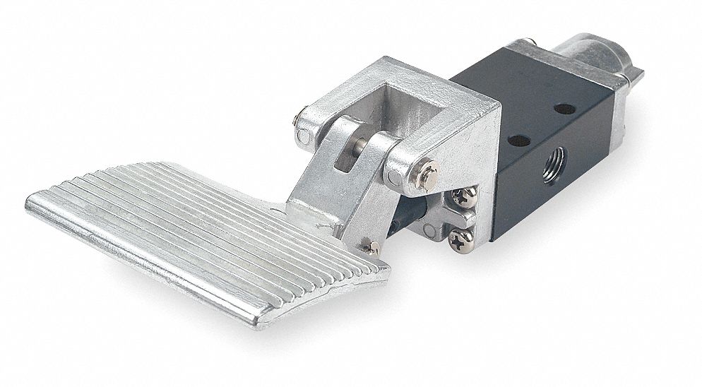 Manual Air Control Valve Foot Pedal Gray