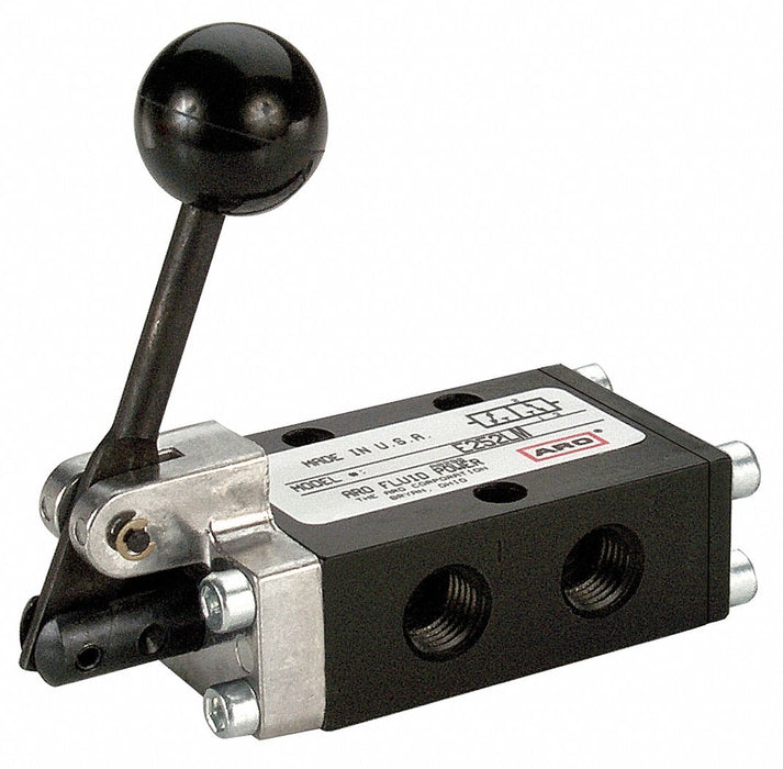 Manual Air Control Valve Lever Black