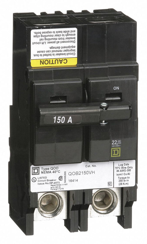 Circuit Breaker 150A Bolt On 120/240V 2P