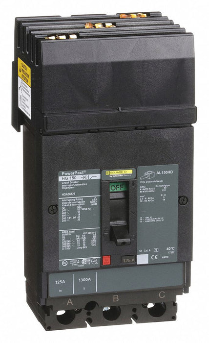 Circuit Breaker 125A 3P 600VAC HG