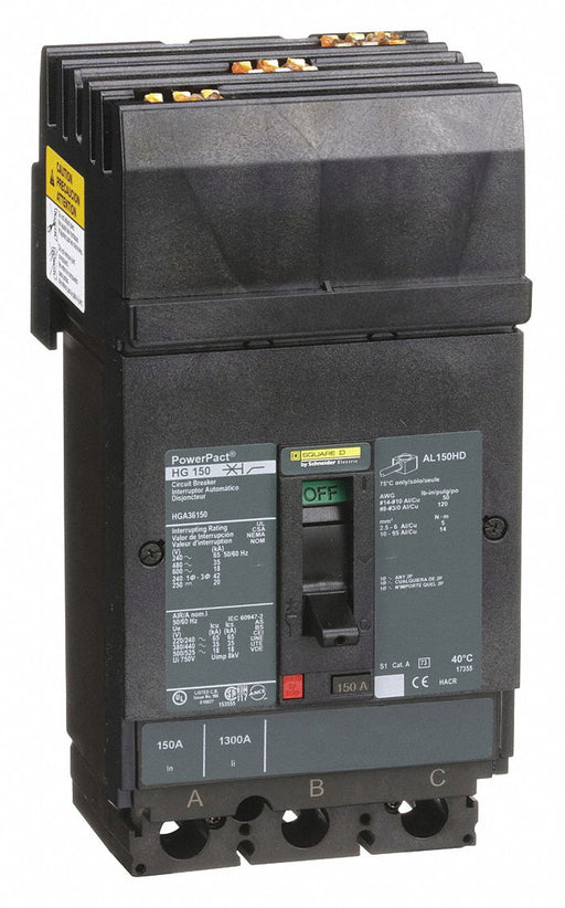 Circuit Breaker 150A 3P 600VAC HG