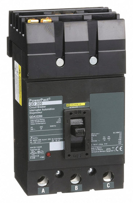 Circuit Breaker 200A 3P 240VAC QD