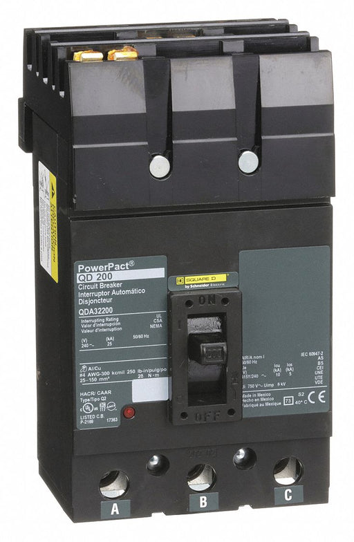 Circuit Breaker 200A 3P 240VAC QD