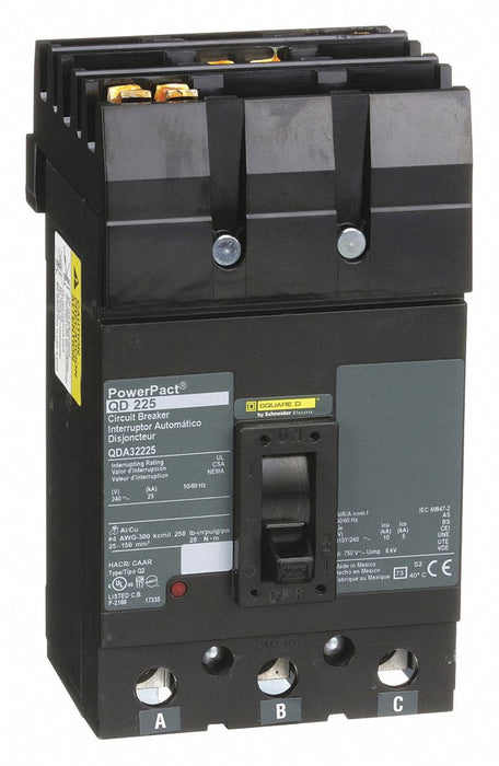 Circuit Breaker 225A 3P 240VAC QD