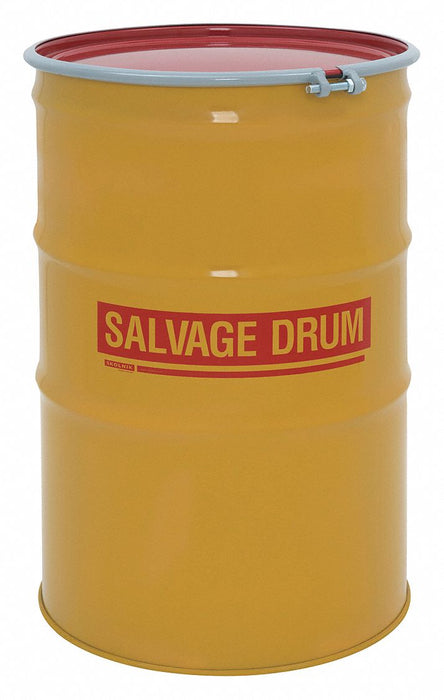 Salvage Drum Steel 42.75 in H Red