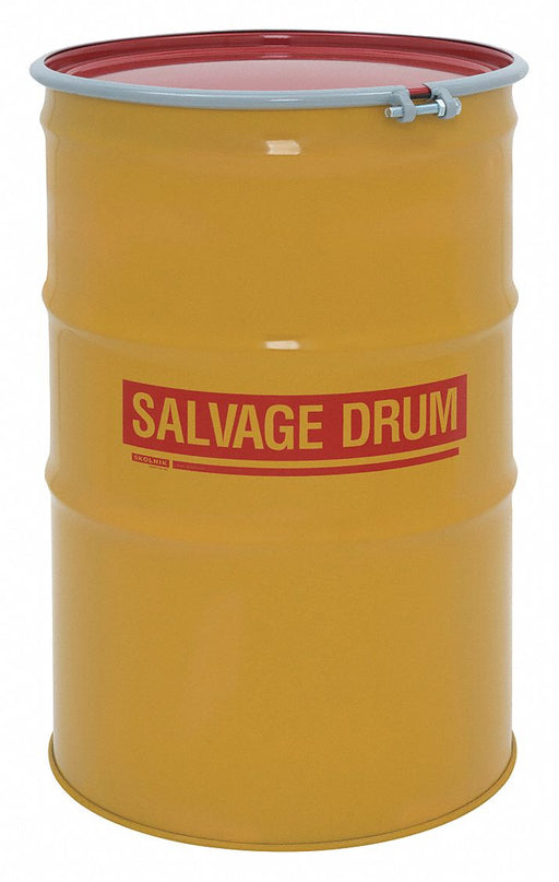 Salvage Drum Steel 42.75 in H Red