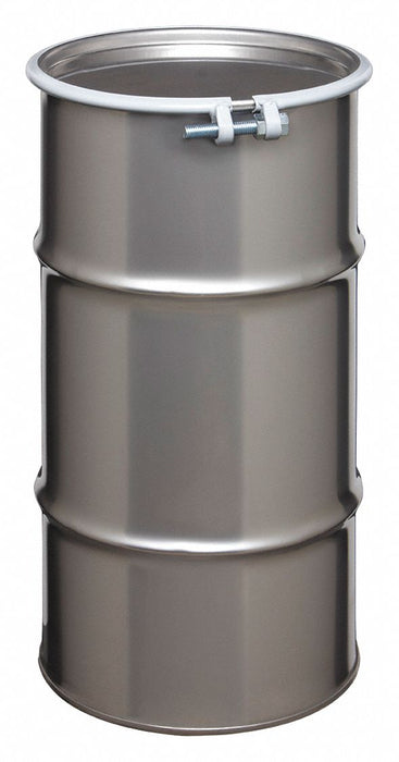 TransportDrum StainlessSteel 27inH Gray