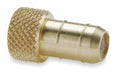 Plug Brass Barbed 3/8 in
