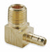 Elbow Brass Barbed 3/8 in MNPT 1/4 in