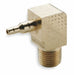 Elbow Brass Barbed 1/4 in MNPT 1/8 in