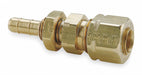 Union Brass Barbed1/4in Comp.3/8in