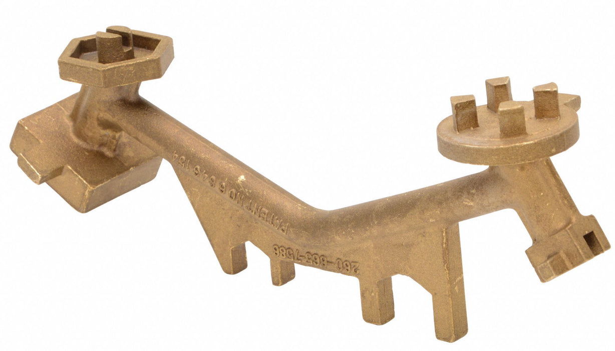 Drum Bung Wrench 13 in L Curved