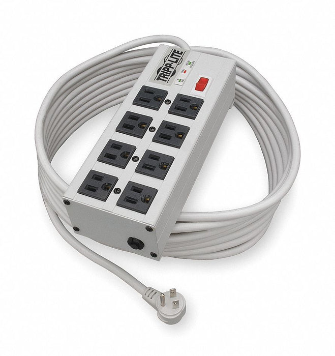 Outlet Strip Gray 9 in 8 Outlets