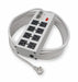 Surge Protector Strip 8 Outlet Gray
