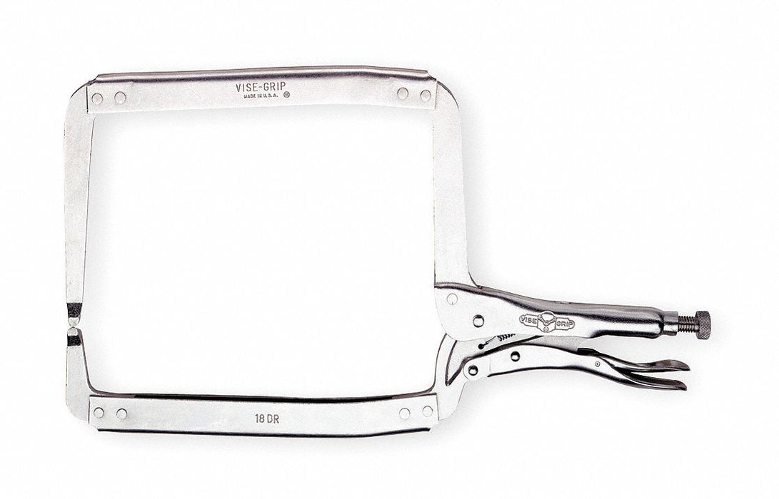 Locking C-Clamp 18 7-1/2Cap 9-1/2Throat