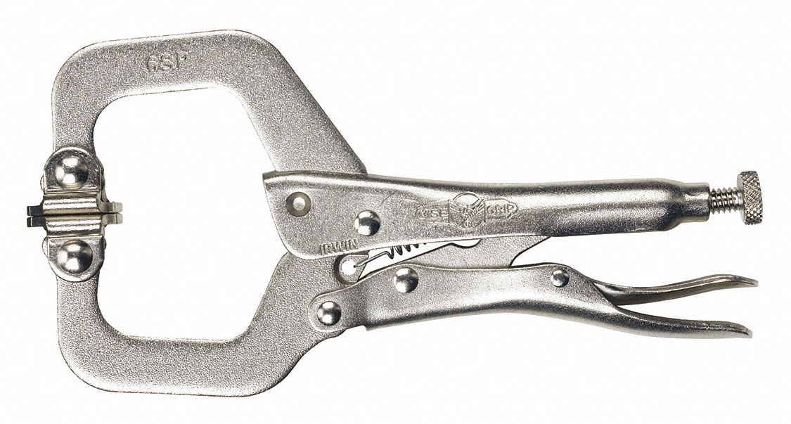 Locking C-Clamp 6 2-1/8Cap 1-1/2 Throat