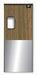 Swinging Door 7 x 3 ft Aluminum