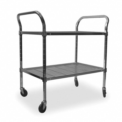 Wire Cart 2 Shelf 36x24x39 Zinc