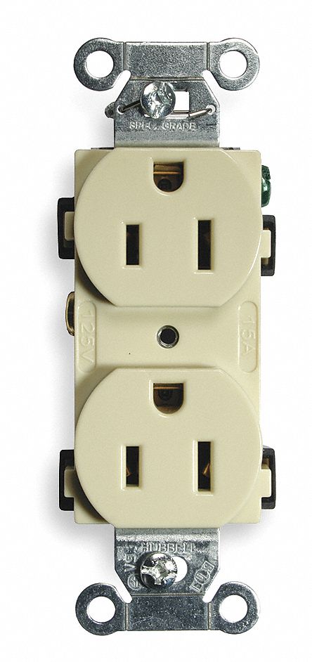 Recept Ivory 15 A 2P3W Back Side 1PK