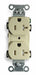 Receptacle Ivory 20 A 2P3W Side 1PK