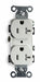 Receptacle White 20 A 2P3W Side 1PK
