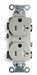 Receptacle Gray 20 A 2P3W Back Side 1PK