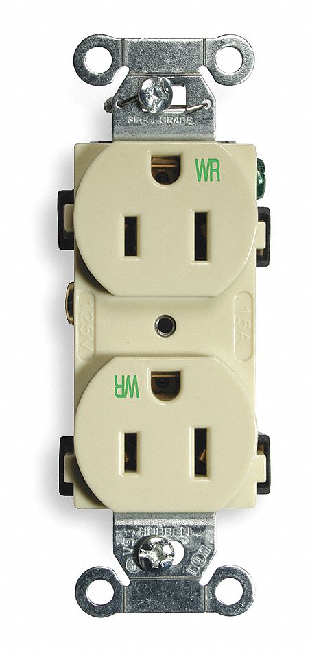 Recept Ivory 15 A 2P3W Back Side 1PK