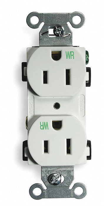 Recept White 15 A 2P3W Back Side 1PK