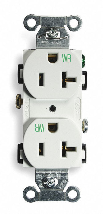 Recept White 20 A 2P3W Back Side 1PK