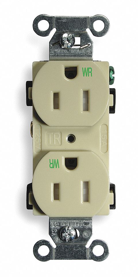 Recept Ivory 15 A 2P3W Back Side 1PK