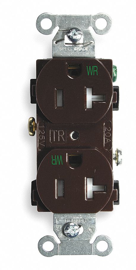 Recept Brown 20 A 2P3W Back Side 1PK