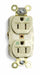 Receptacle Duplex 15A 5-15R 125V Ivory