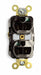 Receptacle Duplex 15A 5-15R 125V Brown