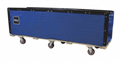 G4981 Open End Flatwork Truck 85  blue vinyl