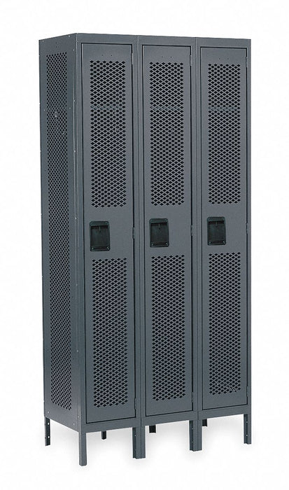 Lckr 1x3Lckr Gray 78 x36 x18 UnAssm