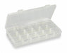 Compartment Box 9 in W 5 in L Clear