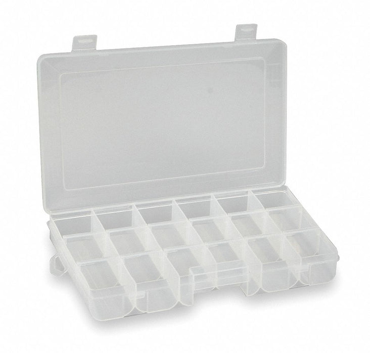 CompartmentBox 11.5inW 7.375inL Clear