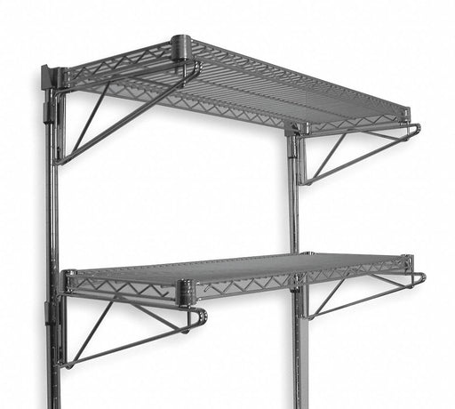 Wire Wall Shelf 34x18x60in ShlfCap 125lb