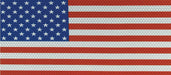 American Flag Decal Reflect 14x7.75