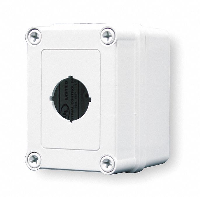 PushButtonEnclosure 30mm 1Hole Plastic