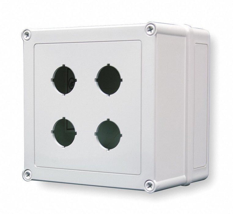 PushButtonEnclosure 30mm 4Holes Plastic