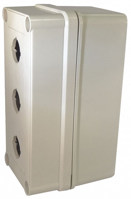 PushButtonEnclosure 22mm 3Holes Plastic