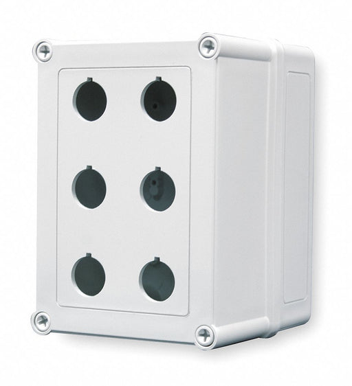PushButtonEnclosure 22mm 6Holes Plastic