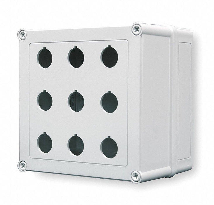 PushButtonEnclosure 22mm 9Holes Plastic