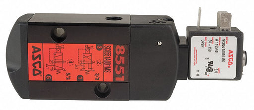 Solenoid Valve 3/2 to 5/2 1/4 In 120VAC